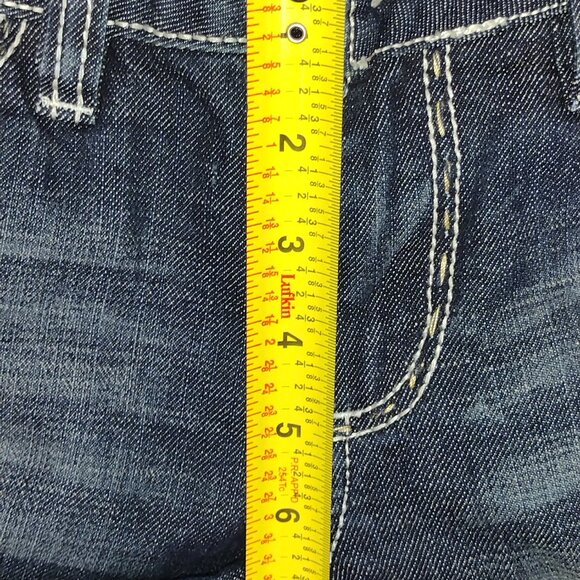 ANTIK DENIM Women's Bootcut Jeans Embellished Pockets Dark Wash Size 27 - Picture 12 of 15